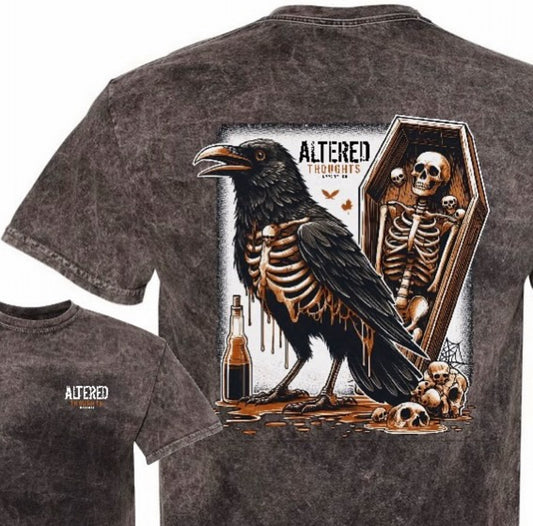 Eyes of the crow - Acid Black T-Shirt